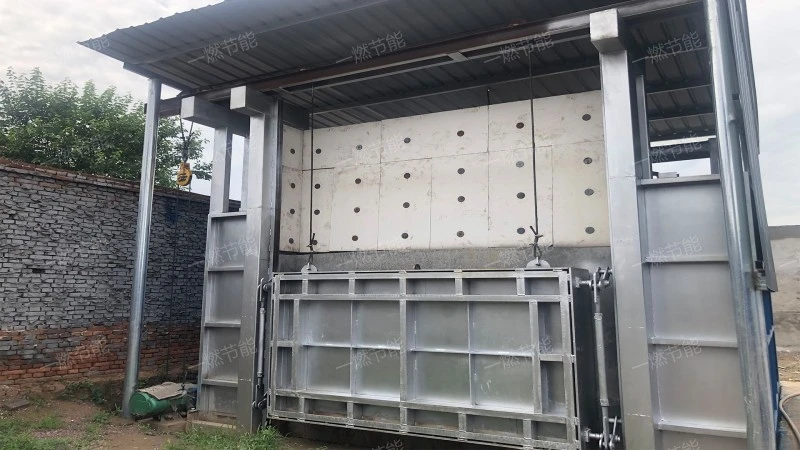 регенеративная газопроходная кузнечно - нагревательная печь