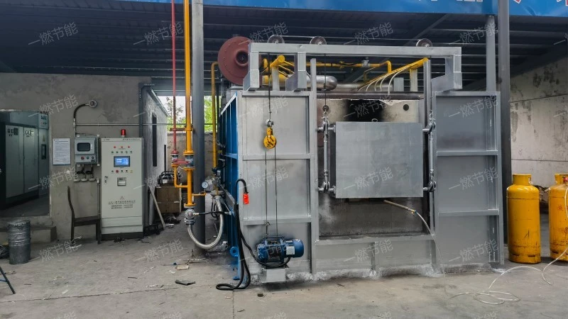 газопроходная кузнечно - нагревательная печь