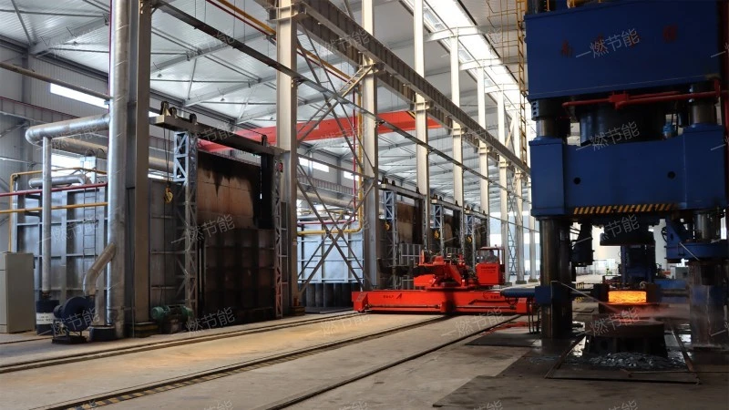 Двухступенчатая газомоторная печь